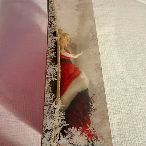 2007 Holiday Barbie Collector Doll Mattel K7958 NRFB Blonde Hair Blue Eyes - Picture 13 of 16